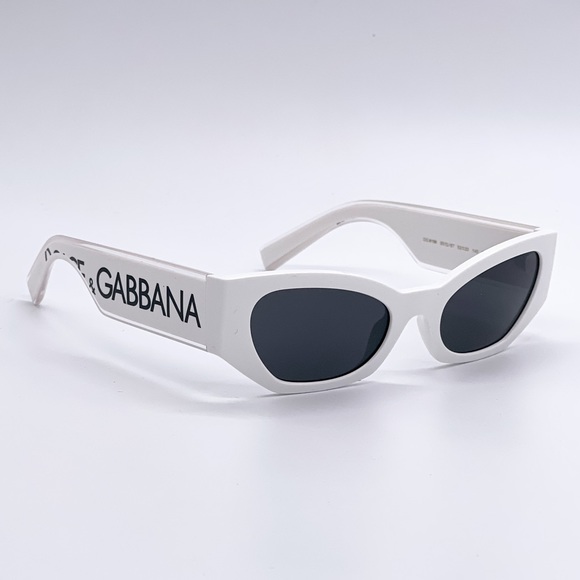 NEW DG6186 331287 SUNGLSSES DOLCE&GABBANA DG6186 3312/87 WHITE CAT EYE EYEWEAR - Picture 6 of 9